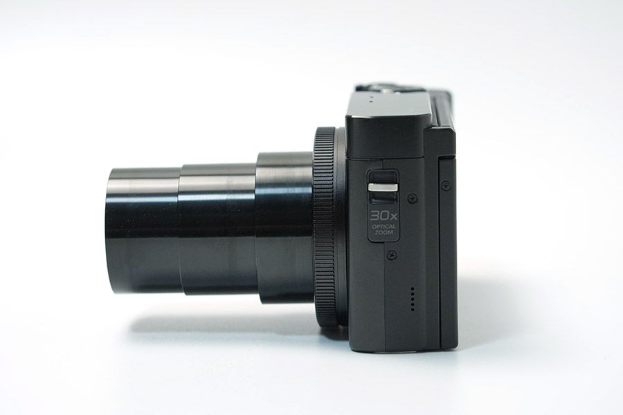 TZ99のレンズの伸縮／望遠側