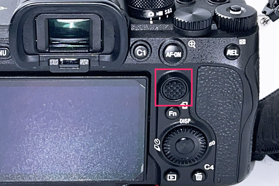 SONY α7IVのジョイスティック